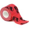 imageGymreapers Hook Grip Weightlifting Tape 3 Pack Premium Adhesive Thumb Skull Tape for Finger Protection Powerlifting Exercise ampamp Cross Training  Athletic Sweat Proof TapeRed