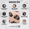 imageGymreapers Hook Grip Weightlifting Tape 3 Pack Premium Adhesive Thumb Skull Tape for Finger Protection Powerlifting Exercise ampamp Cross Training  Athletic Sweat Proof TapeTan