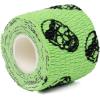 imageGymreapers Hook Grip Weightlifting Tape 3 Pack Premium Adhesive Thumb Skull Tape for Finger Protection Powerlifting Exercise ampamp Cross Training  Athletic Sweat Proof TapeNeon Green