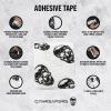 imageGymreapers Hook Grip Weightlifting Tape 3 Pack Premium Adhesive Thumb Skull Tape for Finger Protection Powerlifting Exercise ampamp Cross Training  Athletic Sweat Proof TapeWhite