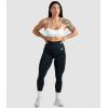 imageGymreapers Infinity Seamless Workout Leggings for Women High Waist Seamless Leggings for Exercise Running Active Yoga PantsBlack Marl