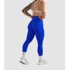 imageGymreapers Infinity Seamless Workout Leggings for Women High Waist Seamless Leggings for Exercise Running Active Yoga PantsElectric Blue