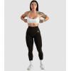 imageGymreapers Infinity Seamless Workout Leggings for Women High Waist Seamless Leggings for Exercise Running Active Yoga PantsEspresso