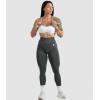 imageGymreapers Infinity Seamless Workout Leggings for Women High Waist Seamless Leggings for Exercise Running Active Yoga PantsFlat Gray