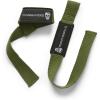 imageGymreapers Lifting Wrist Straps for Weightlifting Bodybuilding Powerlifting Strength Training ampamp Deadlifts  Padded Neoprene with 18 inch CottonMilitary Green
