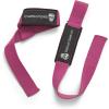 imageGymreapers Lifting Wrist Straps for Weightlifting Bodybuilding Powerlifting Strength Training ampamp Deadlifts  Padded Neoprene with 18 inch CottonPink