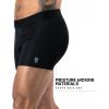 imageGymreapers Mens Boxer Briefs Moisture WickingWaistband Pack of 3 Underwear for Men with Pouch for Ball for Travel Daily WearBlack