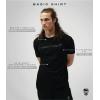 imageGymreapers Moisture Wicking Short Sleeve TShirt for Men  Crew Neck Workout Shirts  Casual Gym Cotton Everyday TeeBlackBlack