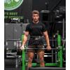 imageGymreapers Moisture Wicking Short Sleeve TShirt for Men  Crew Neck Workout Shirts  Casual Gym Cotton Everyday TeeBlackBlack