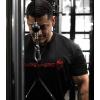 imageGymreapers Moisture Wicking Short Sleeve TShirt for Men  Crew Neck Workout Shirts  Casual Gym Cotton Everyday TeeBlackRed