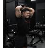 imageGymreapers Moisture Wicking Short Sleeve TShirt for Men  Crew Neck Workout Shirts  Casual Gym Cotton Everyday TeeBlackRed