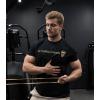 imageGymreapers Moisture Wicking Short Sleeve TShirt for Men  Crew Neck Workout Shirts  Casual Gym Cotton Everyday TeeBlackTan
