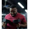 imageGymreapers Moisture Wicking Short Sleeve TShirt for Men  Crew Neck Workout Shirts  Casual Gym Cotton Everyday TeeCardinalBlack