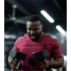 imageGymreapers Moisture Wicking Short Sleeve TShirt for Men  Crew Neck Workout Shirts  Casual Gym Cotton Everyday TeeCardinalBlack