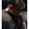 imageGymreapers Moisture Wicking Short Sleeve TShirt for Men  Crew Neck Workout Shirts  Casual Gym Cotton Everyday TeeCharcoalRed