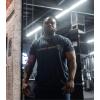 imageGymreapers Moisture Wicking Short Sleeve TShirt for Men  Crew Neck Workout Shirts  Casual Gym Cotton Everyday TeeNavyGold