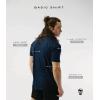 imageGymreapers Moisture Wicking Short Sleeve TShirt for Men  Crew Neck Workout Shirts  Casual Gym Cotton Everyday TeeNavyGold