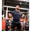 imageGymreapers Moisture Wicking Short Sleeve TShirt for Men  Crew Neck Workout Shirts  Casual Gym Cotton Everyday TeeNavyWhite