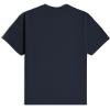 imageGymreapers Moisture Wicking Short Sleeve TShirt for Men  Crew Neck Workout Shirts  Casual Gym Cotton Everyday TeeNavyWhite