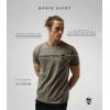 imageGymreapers Moisture Wicking Short Sleeve TShirt for Men  Crew Neck Workout Shirts  Casual Gym Cotton Everyday TeeStoneBlack