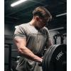 imageGymreapers Moisture Wicking Short Sleeve TShirt for Men  Crew Neck Workout Shirts  Casual Gym Cotton Everyday TeeStoneBlack