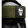 imageGymreapers Neck Harness Weight Lifting  Neck Trainer Workout Equipment  Heavy Duty Stainless Steel Chain Adjustable Neoprene Head Strap Exercise Equipment for Strength ampamp Pain ReliefOD Green