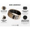 imageGymreapers Quick Locking Weight Lifting Belt for Men Gym Belt for Powerlifting Deadlift Belt with 4 Inch Neoprene Metal Buckle Back Support Weightlifting Belt WomenTan