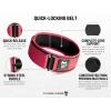 imageGymreapers Quick Locking Weight Lifting Belt for Men Gym Belt for Powerlifting Deadlift Belt with 4 Inch Neoprene Metal Buckle Back Support Weightlifting Belt WomenPink