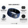 imageGymreapers Quick Locking Weight Lifting Belt for Men Gym Belt for Powerlifting Deadlift Belt with 4 Inch Neoprene Metal Buckle Back Support Weightlifting Belt WomenNavy