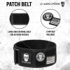 imageGymreapers Quick Locking Weight Lifting Belt for Men Gym Belt for Powerlifting Deadlift Belt with 4 Inch Neoprene Metal Buckle Back Support Weightlifting Belt WomenBlack  Patch