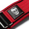 imageGymreapers Quick Locking Weight Lifting Belt for Men Gym Belt for Powerlifting Deadlift Belt with 4 Inch Neoprene Metal Buckle Back Support Weightlifting Belt WomenRed