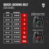 imageGymreapers Quick Locking Weight Lifting Belt for Men Gym Belt for Powerlifting Deadlift Belt with 4 Inch Neoprene Metal Buckle Back Support Weightlifting Belt WomenBlackBlack
