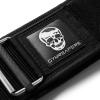 imageGymreapers Quick Locking Weight Lifting Belt for Men Gym Belt for Powerlifting Deadlift Belt with 4 Inch Neoprene Metal Buckle Back Support Weightlifting Belt WomenBlack  Patch
