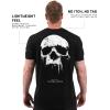 imageGymreapers Skull Moisture Wicking TShirts for Men  Short Sleeve Workout Gym Shirts  Running Athletic Tees ampamp Dry Fit TshirtDread Mmxiv