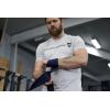 imageGymreapers Strength Wrist Wraps for Cross Training Olympic Lifting Strength WOD Workouts Calisthenics  Strong Wrist Support for Men and Women  Fits All Wrist Sizes  Men and WomenNavy