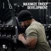 imageGymreapers Tricep Rope Cable Attachment  MultiWorkout Tricep Pull Down Cable Attachment  Perfect Gym Cable attachments 3 Lengths Built in OneBlack