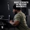 imageGymreapers Tricep Rope Cable Attachment  MultiWorkout Tricep Pull Down Cable Attachment  Perfect Gym Cable attachments 3 Lengths Built in OneBlack