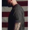 imageGymreapers Valor Moisture Wicking TShirts for Men  Short Sleeve Workout Gym Shirts  Running Athletic Tees ampamp Dry Fit TshirtBlackBlack