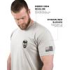 imageGymreapers Valor Moisture Wicking TShirts for Men  Short Sleeve Workout Gym Shirts  Running Athletic Tees ampamp Dry Fit TshirtSand
