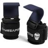 imageGymreapers Weight Lifting Hooks Pair Heavy Duty Power Wrist Straps Hand Grip Support For Deadlifts Pull Ups Shrugs  Gym Gloves For Men and WomenNavy