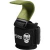 imageGymreapers Weight Lifting Hooks Pair Heavy Duty Power Wrist Straps Hand Grip Support For Deadlifts Pull Ups Shrugs  Gym Gloves For Men and WomenOD Green