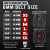imageGymreapers Weightlifting Belt 6MM Genuine Leather  Double Prong Power Belt Heavy Duty 4Inch Wide  Strong Stabilizing Back Support For Deadlifts Squats PowerliftingBlack