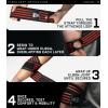 imageGymreapers Weightlifting Elbow Wraps 1 Pair  Flexible 40 Elbow Compression Strap ampamp Joint Support Brace  for Bench Press Powerlifting and PressingRed
