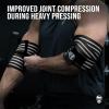 imageGymreapers Weightlifting Elbow Wraps 1 Pair  Flexible 40 Elbow Compression Strap ampamp Joint Support Brace  for Bench Press Powerlifting and PressingWhite