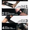 imageGymreapers Weightlifting Elbow Wraps 1 Pair  Flexible 40 Elbow Compression Strap ampamp Joint Support Brace  for Bench Press Powerlifting and PressingBlack