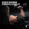 imageGymreapers Weightlifting Elbow Wraps 1 Pair  Flexible 40 Elbow Compression Strap ampamp Joint Support Brace  for Bench Press Powerlifting and PressingGray