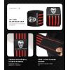 imageGymreapers Weightlifting Elbow Wraps 1 Pair  Flexible 40 Elbow Compression Strap ampamp Joint Support Brace  for Bench Press Powerlifting and PressingRed