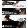 imageGymreapers Weightlifting Elbow Wraps 1 Pair  Flexible 40 Elbow Compression Strap ampamp Joint Support Brace  for Bench Press Powerlifting and PressingGray