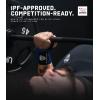 imageGymreapers Weightlifting Wrist Wraps IPF Approved 18quot Professional Quality Wrist Support with Heavy Duty Thumb Loop  Best Wrap for Powerlifting Competition Strength Training BodybuildingNavy
