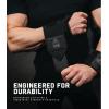 imageGymreapers Weightlifting Wrist Wraps IPF Approved 18quot Professional Quality Wrist Support with Heavy Duty Thumb Loop  Best Wrap for Powerlifting Competition Strength Training BodybuildingBlackBlack